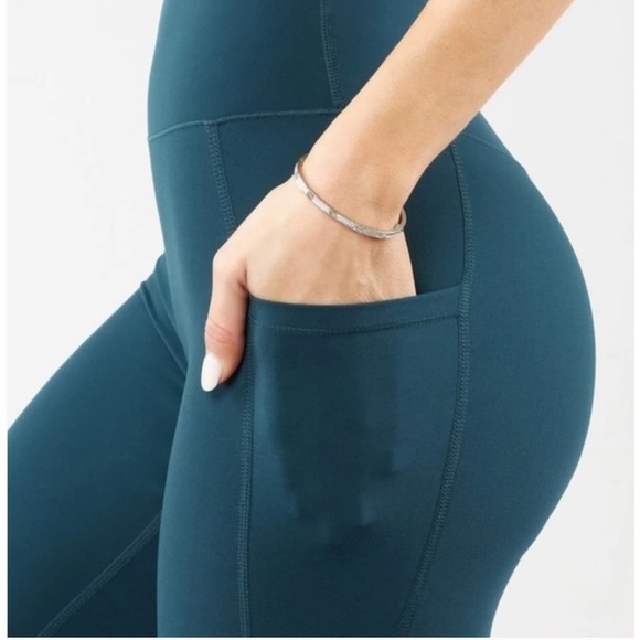 BuffBunny Sz S Rosa Pocket Leggings in Teal Me More Size Small - Picture 4 of 16